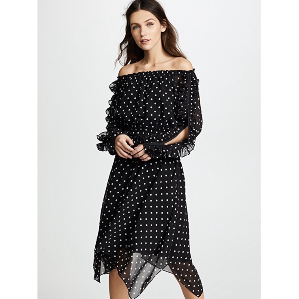Club Monaco Polka Dot Griga Dress